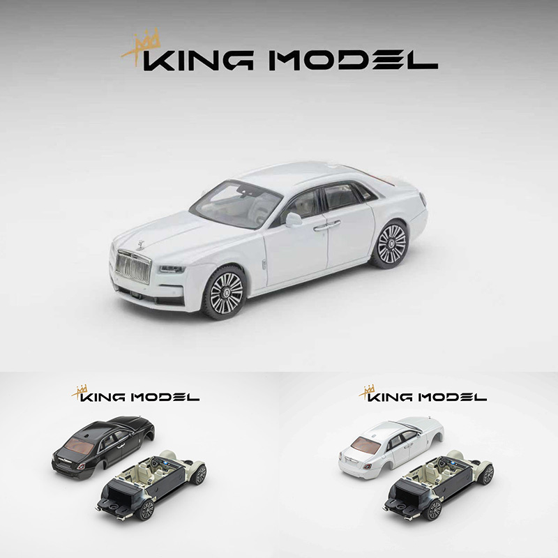 Km 1:64 New Rolls-Royce Ghost Four-Door Luxury Sedan Simulation Alloy Car Model
