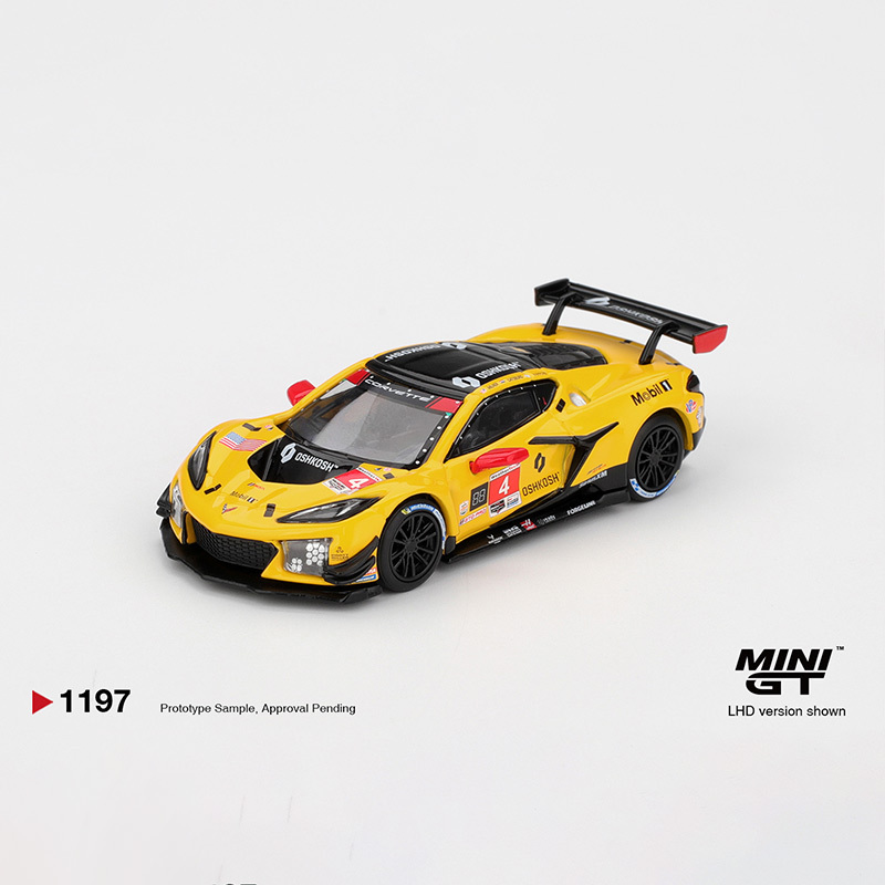Minigt 1:64 Chevrolet Corvette Z06 Gt3.R # 4 Simulated Alloy Car Models 1197 Minigt 1:64 Chevrolet Corvette Z06 Gt3.R # 4 Simulated Alloy Car Models 1197