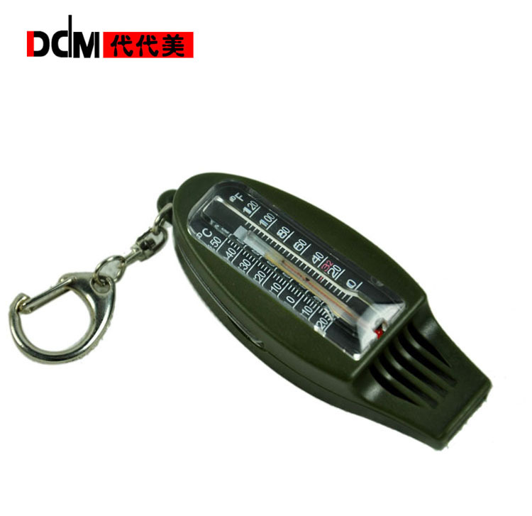 DDM generation American outdoor survival equipment compass thermometer magnification glass outpost four - in - one survival outpost