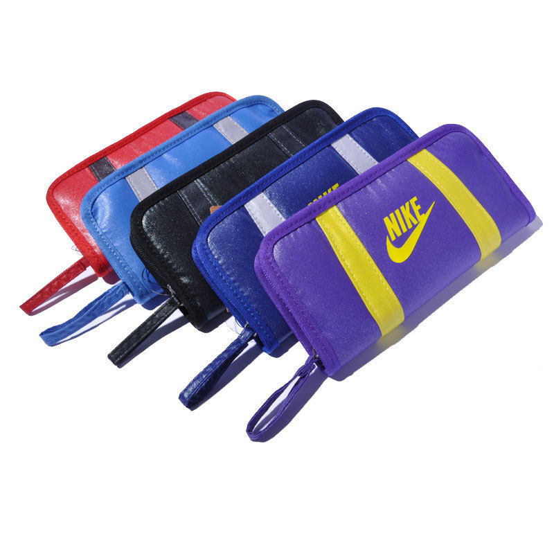 Nike Nike Big Money Zero Wallet Universal Dark Gg Check Blocking Document Clip Containing bag Photograph Men And Women Wallet