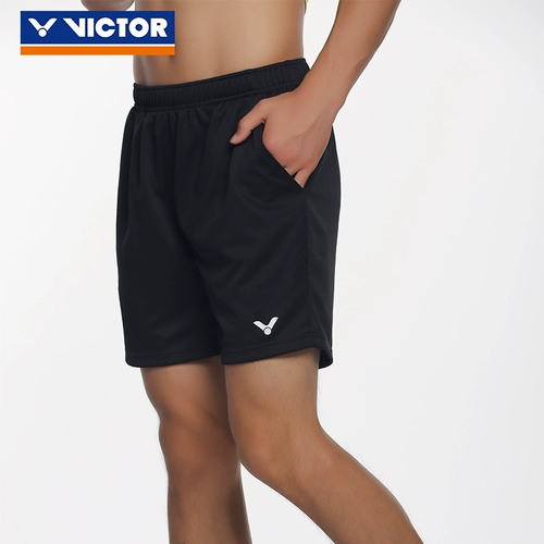 Victor Victory Leisure Sportswear Конкурс тренировочных шорт-шорт легко высохнуть и дышащие средние половые R-3096
