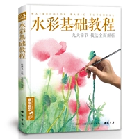 经典全集 Акварельный базовый учебник. Начало к работе копия Zero Basic Self -Student Landscape Food Flower Art Art Art Girl Girl Hand -Painted Collect