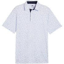 PUMA Mens professional sports tight-fitting four-way stretch golf short-sleeved Polo shirt MATTR 624483