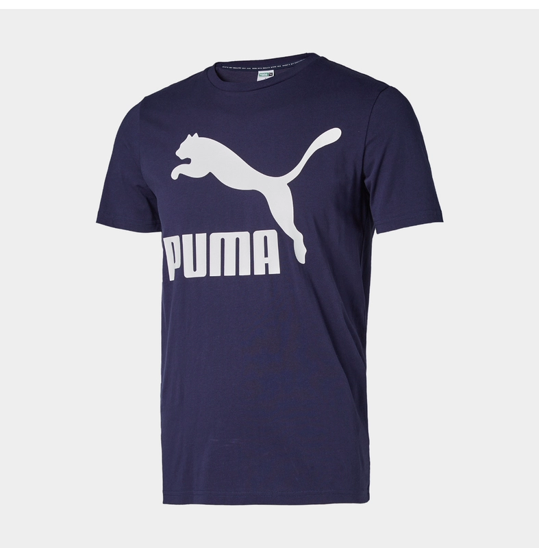 PUMA Hummer Chính thức cho nam Vòng cổ ngắn tay áo thun cổ điển Logo 579405 - Áo phông thể thao