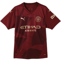 PUMA Mens Manchester City second away fan version jersey moisture-absorbent short-sleeved T-shirt MFCCTHIRD 775201