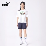 Puma, футболка, в американском стиле, оверсайз