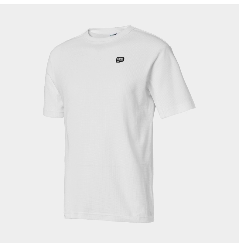 PUMA Hummer Áo thun nam cổ tròn chính thức nam ngắn tay trung tâm 579102 - Áo phông thể thao