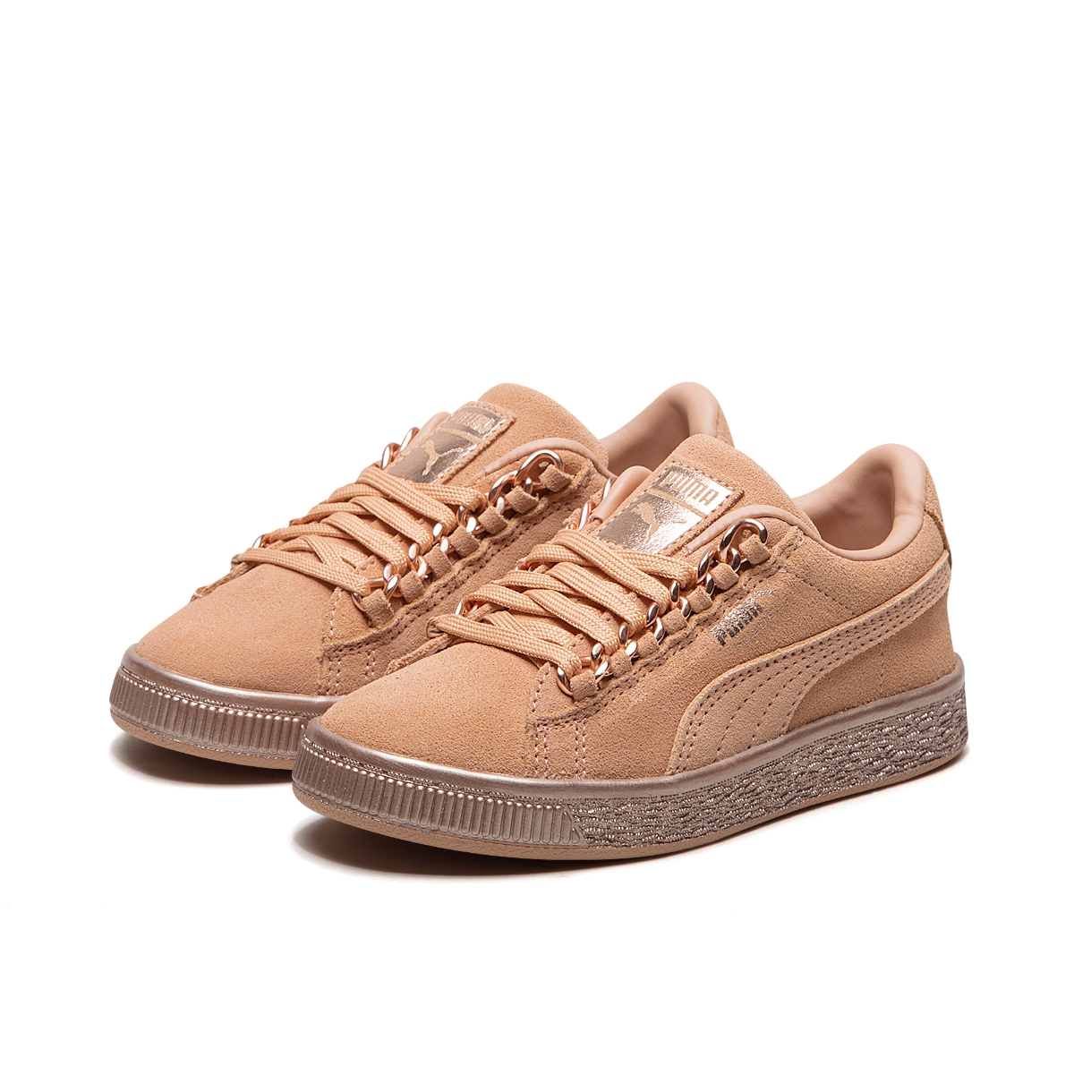 PUMA Hummer chính thức xác thực Trẻ em cắt thấp giày thể thao cổ điển retro SUEDE 366666 - Dép / giày thường giày the thao nam giá rẻ