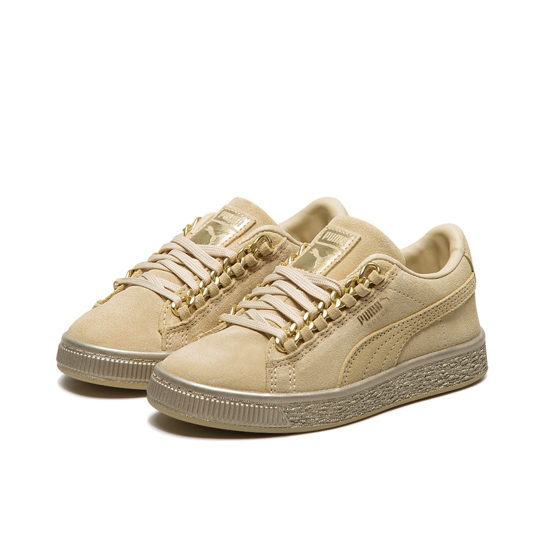 PUMA Hummer chính thức xác thực Trẻ em cắt thấp giày thể thao cổ điển retro SUEDE 366666 - Dép / giày thường