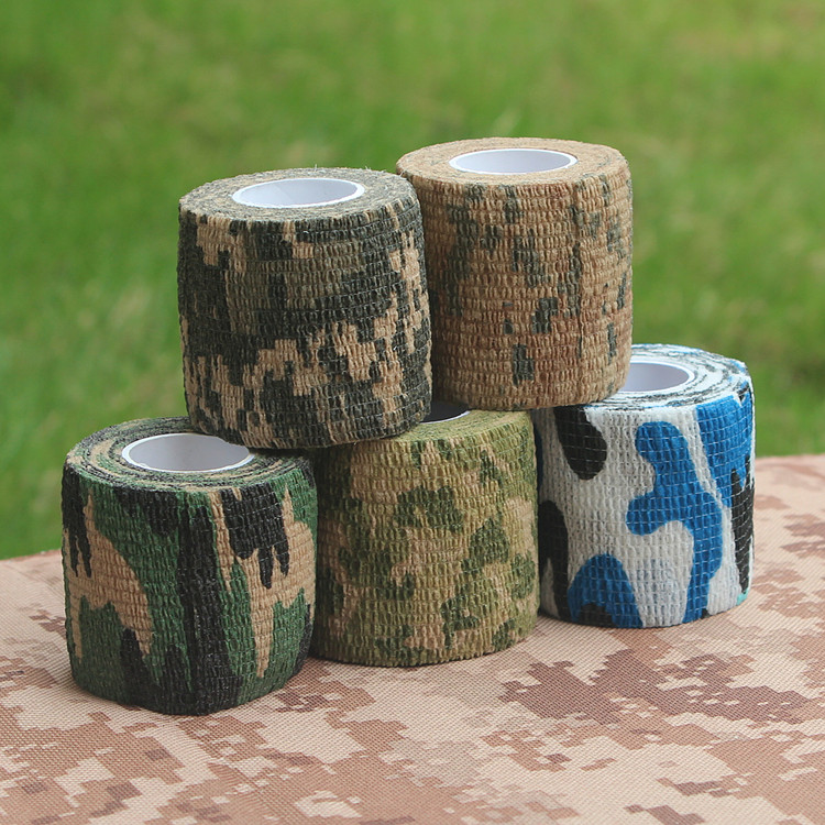 Outdoor self-adhesive telescopic type non-woven fabric outdoor camouflage adhesive tape riding decorative adhesive tape camouflage cloth-Taobao
