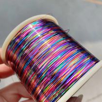 Ran Mas super soft rainbow bright silk wiring 150g net weight put together a single artifact full of 39