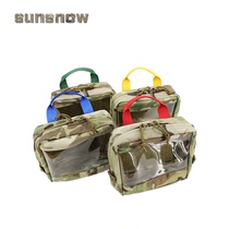 (Made by Sun Snow) Velcro thorn surface tactical accessory bag matching bird bag tactical miscellaneous bag transparent bag