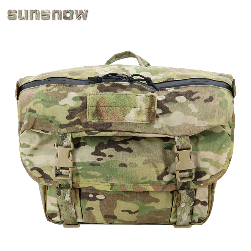 (Sun Snow) Army Fan Messenger Bag Tactical Shoulder Bag Camouflage Messenger Bag Farm Raider Backpack