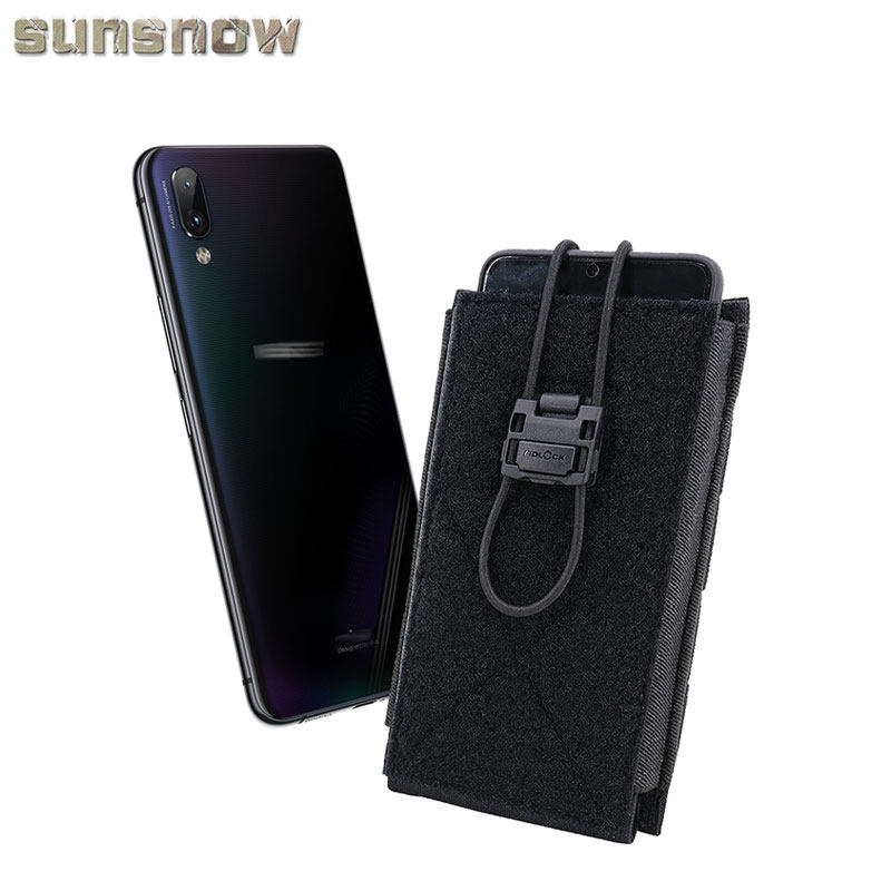 (Made by Sun Snow) Tactical commuting anti-fall mobile phone protective case, wear-resistant and scratch-resistant, backpack accessories with bag