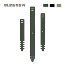 (Tayang Snow) WTF Hypalon molle connection belt replaces the hatred strip manages the cable and comes with a package for installation and mounting