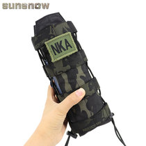 (Made by Sunshine) Large Multifunctional Long Water Cup Cover for Military Fans Water Bottle Cover Umbrella Cover Tripod with Bag