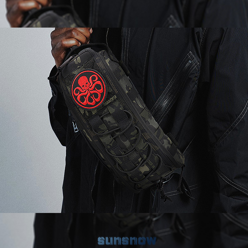 (Sun snow) multi-functional tactical chest bag Large capacity outdoor leisure sports cycling diagonal span bag