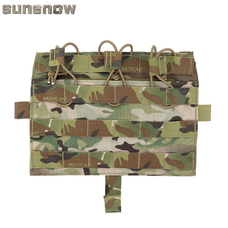 CP AVS Tactical Vest FLAT built-in M4 triple panel MOLLE front board