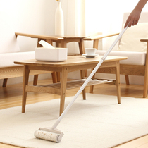 Adhesive wool peelable carpet hair cleaning floor roller sticky hair artifact roller felt roller