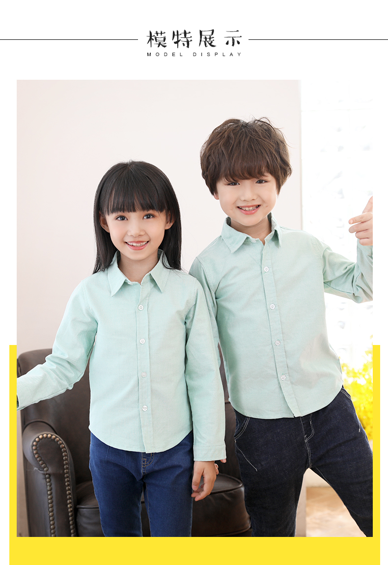 Áo sơ mi trắng cho bé trai Áo sơ mi trắng cho bé Quần áo dài tay cotton bé trai cộng với nhung mới dày mùa đông váy trẻ em hàn quốc