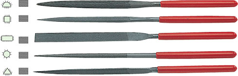 Taiwan Baogong Precision Shjin File Knife Set Metal File Small Mini File Combination Set 8PK-605L