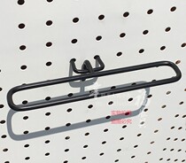 Iron black hole board table tennis racket adhesive hook sports store display props metal wall-mounted display stand