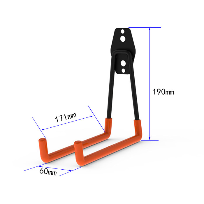 Metal tool hook Drywall water pipe hook Wall hook Herringbone ladder hook Maintenance tool hook 