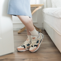 Jiufen girl Japanese draw strip good foot sense Student short socks Pile socks Autumn and winter lace wild candy color