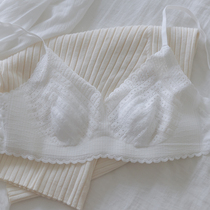 sirao French style large chest underwear for women lace summer thin bra bra without steel ring for young girl