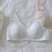 sirao underwear large chest for small chest collection of breast milk French style lace summer thin and pure cotton breathability sensation lingerie woman