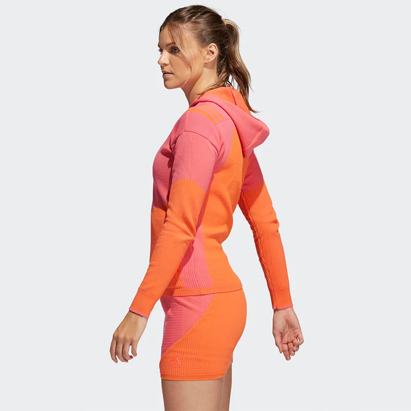 Пижамно-куртка Adidas, спортивное трикотажное платье с капюшоном