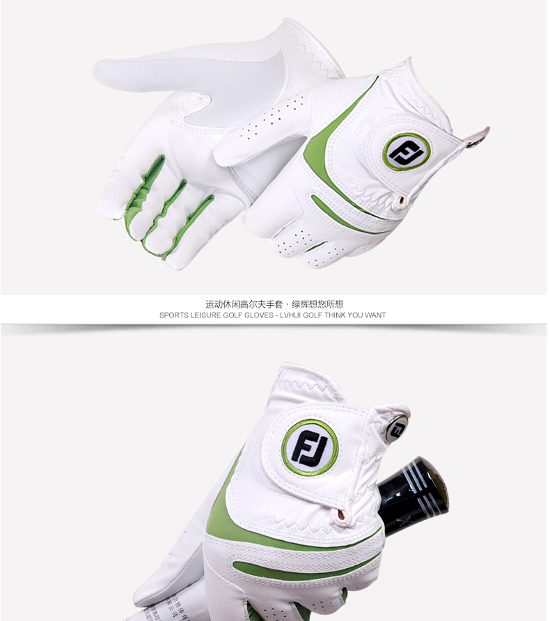 Găng tay Golf Fjoy Footjoy Phụ nữ thời tiết Găng tay da cừu được khâu găng tay chống nắng hàn quốc