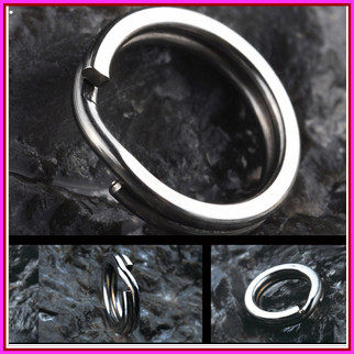 Yongmiao 6008 flat stainless steel powerful double ring reinforced O-ring road subbait connection ring pituitary fishing gear supplies