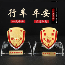 Inside the car Ornament Pendulum Cart 2022 New Middle Control Bench On-board A Road Safety Deer Car Decorative Supplies Grand Total