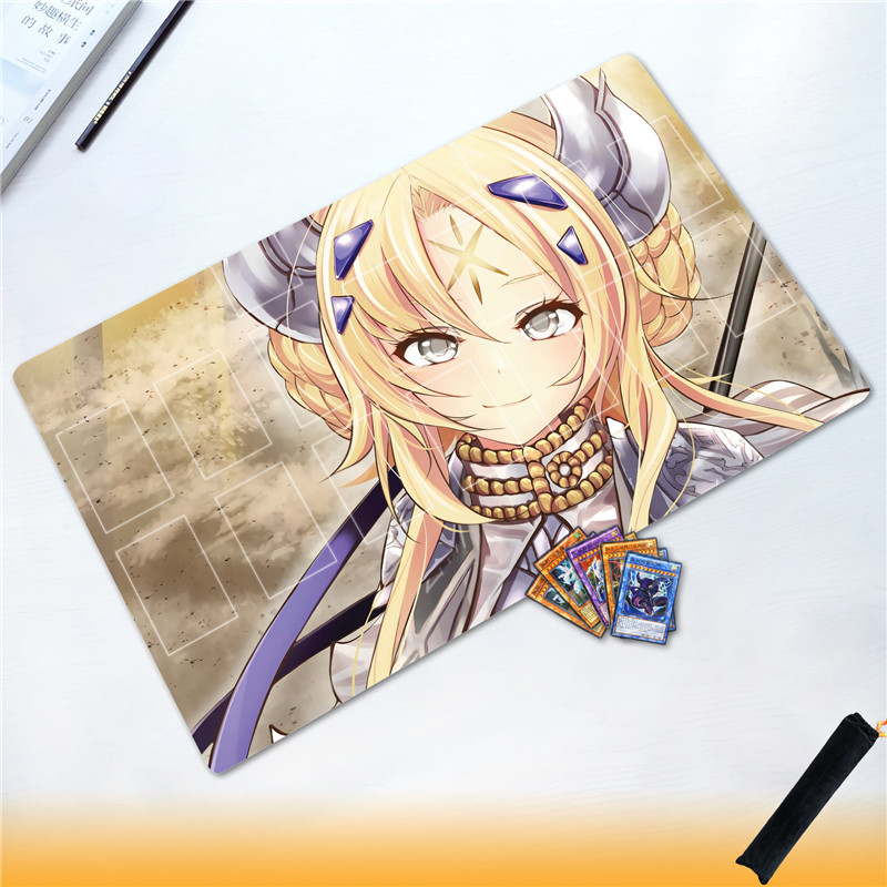 Game King Card Mat Teaches St Woman TCG Card Pad Akelizia Duel Disc Slip Rat Mat Pair Fight Table Mat Diy