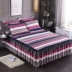 Váy cotton dày đơn mảnh chống trượt giường cotton ba mảnh giường cưới đặt giường trampoline tấm trải giường