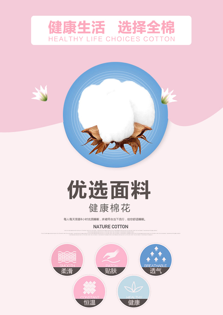 Bộ đồ trải giường bằng vải cotton Hàn Quốc trải giường bốn mảnh bằng vải cotton đôi 1.5 1.5m trải giường chăn ga gối đệm cute