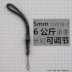 남성과 여성을위한 뚱뚱한 곰 휴대 전화 매는 밧줄 짧은 MP3 손목 밧줄 매는 밧줄 USB 손전등 손 밧줄 꼬리 짧은