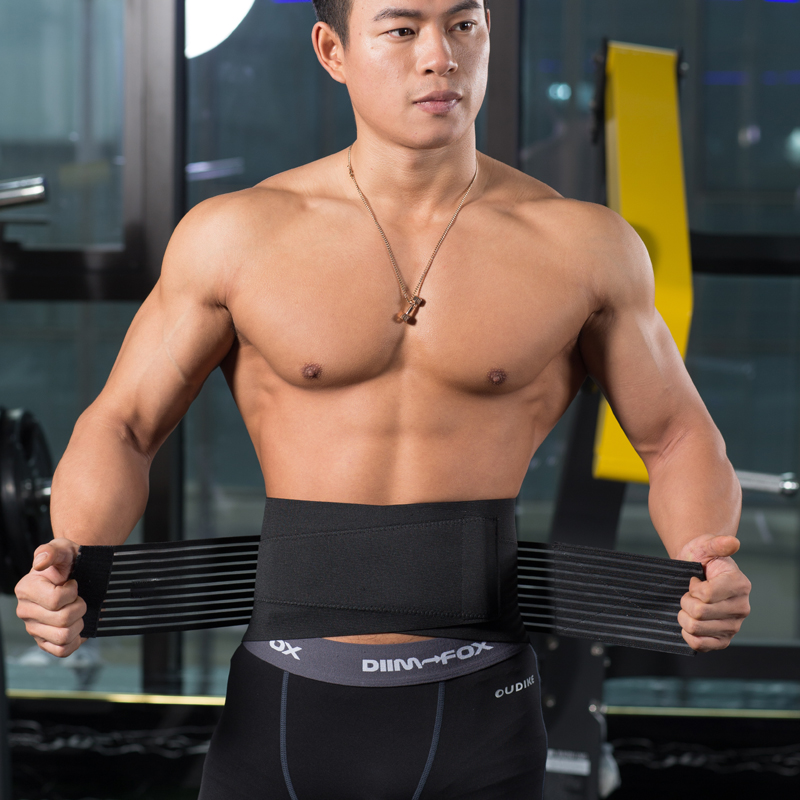 WHO sports belt men and women squat heavily squat belt basketball protective belt fitness and waist