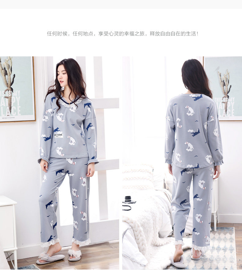 Pyjama mixte en Coton à manches longues - Ref 3004691 Image 13