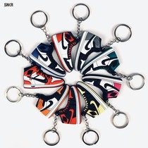 AJ1 keychain ow joint basketball shoe buckle backpack pendant car keychain couple gift for men and women