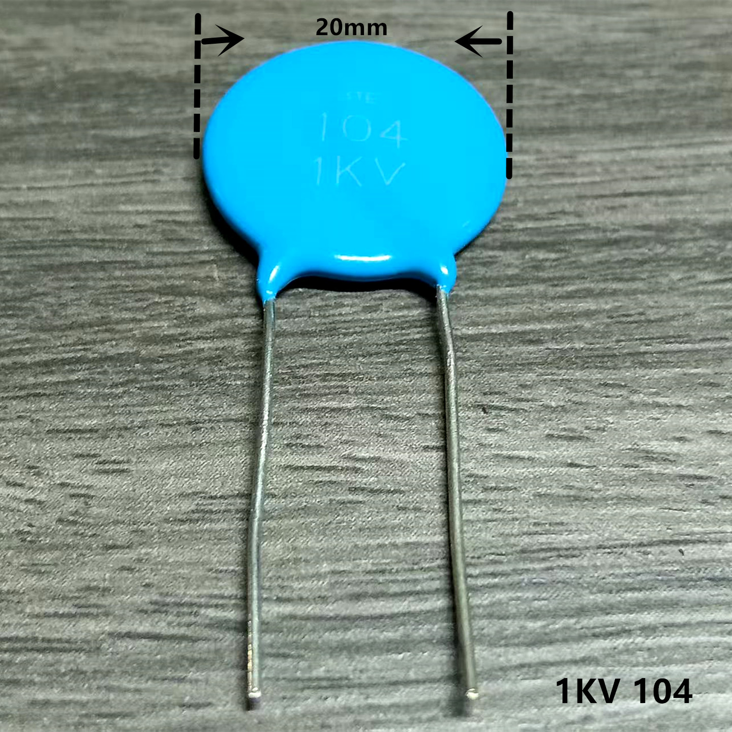 电焊机高压瓷片电容1KV 104 片直径20mm 3KV 103 472M 14mm 10只
