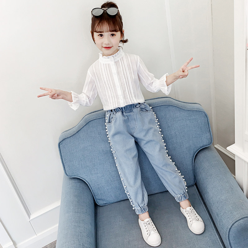Girls Autumn Suits 2022 New Western Style Baby Children's Suits Net Red Fashionable Little Girls Sports Two-piece Suits