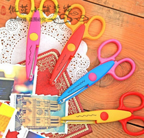 DIY handmade album with lace scissors handmade plastic cut lace to create small scissors creative gift new