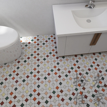 Nordic Style Toilet Tile 300 Color Plaid Wall Tile Mosaic Small Tile Balcony Anti-skid Floor Tile