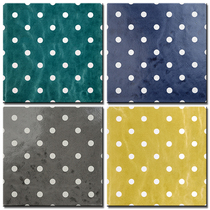 Retro water ripples polka dots small tiles kitchen bathroom colorful non-slip floor tiles hotel B & B balcony background wall tiles