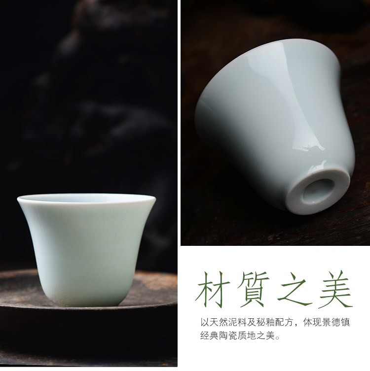 Offered home - cooked taste at jingdezhen ceramics by hand small kung fu tea tea service master cup single cup, cups sample tea cup