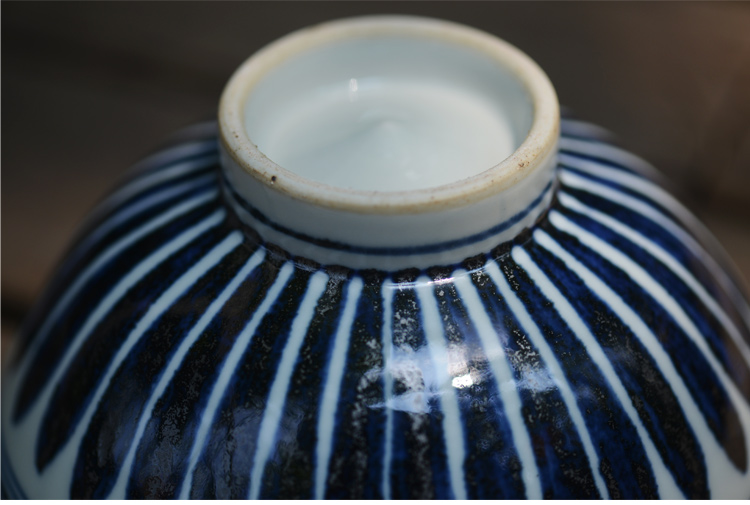 Offered home - cooked ju long jingdezhen blue and white porcelain up controller hand - made large heart always rainbow such as bowl bowl Chinese food dishes