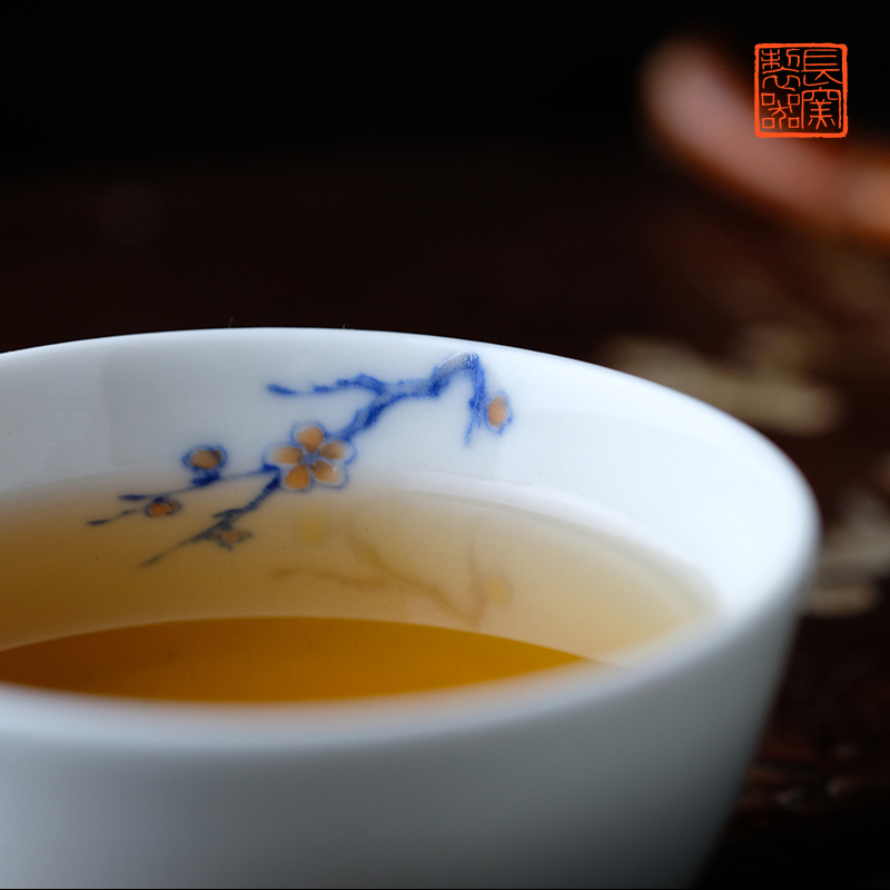 Offered home - cooked ju long up controller yongzheng bucket color by patterns lie small cup of jingdezhen master cup tea set