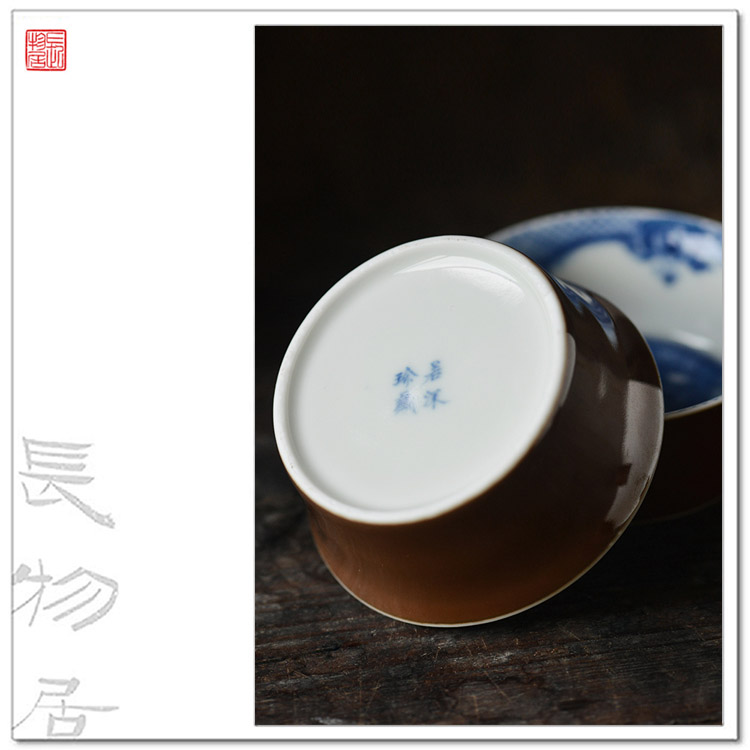 Offered home - cooked at flavour hand - made porcelain cup sample tea cup water chestnuts kung fu tea cups jingdezhen ceramic kung fu tea set by hand